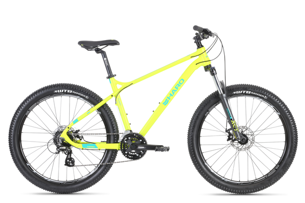 Haro 2019 flightline 26 outlet plus mountain bike charcoal yellow